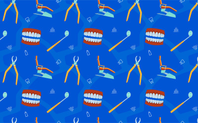 Dental Seamless Background Pattern