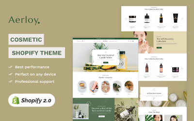 Aerloy - Cosmetic &amp;amp; 配件高级Shopify 2.0多用途响应主题