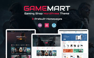 GameMart -游戏商店WooCommerce wordpress主题