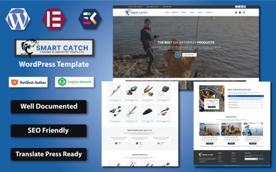 Intelligens fogás – horgászfelszerelés WooCommerce sablon