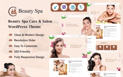 Beauty Spa Care &amp;amp; 沙龙WordPress主题