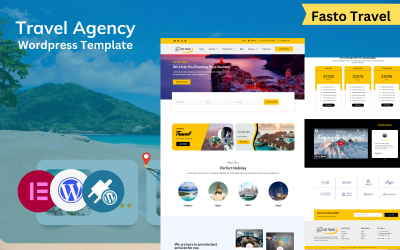 Fasto - Utazási Iroda Elementor Sablonkészlet