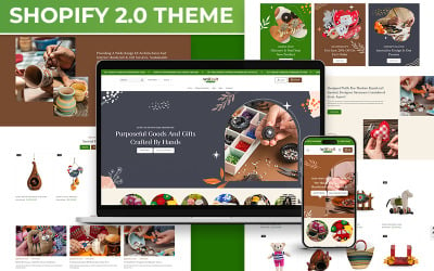 工艺品-多用途工艺品和礼品商店Shopify 2.0 Tema responsivo