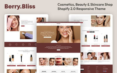 Berry Bliss - Beauty &amp;amp; Cosmetics Store Multipurpose Shopify 2.0 Responsive Theme