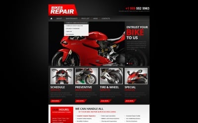 Bike Shop Drupal Template