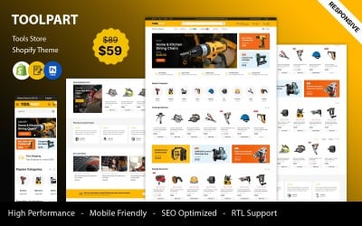 ToolPart—Shopify主题2.0适用于工具、零件和设备