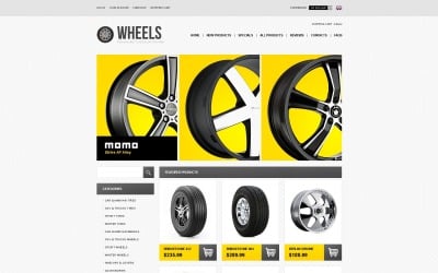 Wheels &amp; Tires ZenCart Template