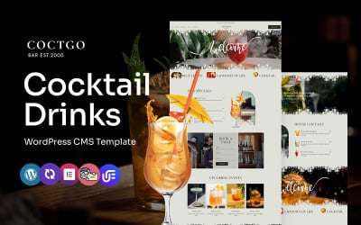 Coctgo  -  Cocktail Bar Multipurpose WordPress Elementor Theme