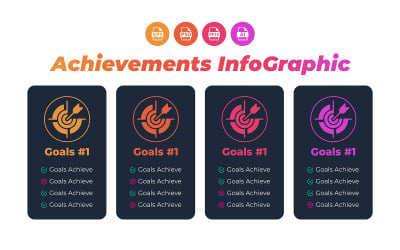 Achievements InfoGraphic for Presentation