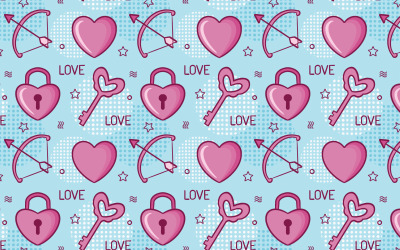 Love Seamless Vector Pattern