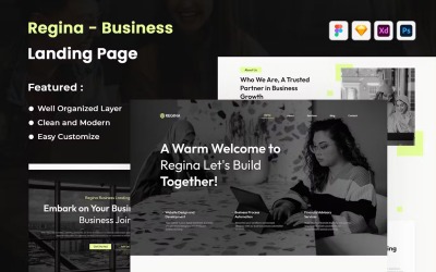 Business Landing  page Ui Kits