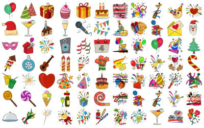 Celebrate Joy: Birthday Illustrations Collection - SVG Format