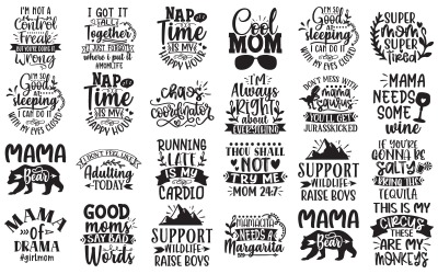 母亲节与我们美丽的SVG，完美的添加感情和爱的工艺项目.