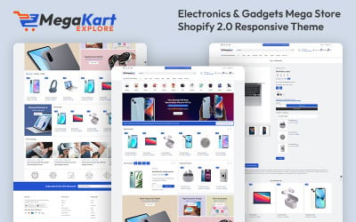 Megakart - 电子和小工具大型商店多用途 Shopify 2.0 响应式主题