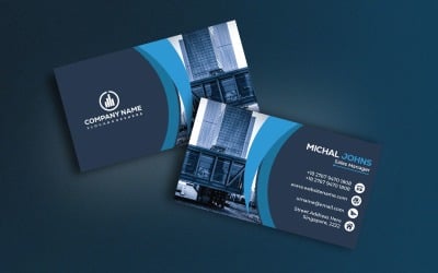 Versatile Customizable Company Business Card Templates