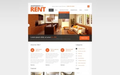 Light Real Estate Drupal Template