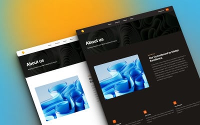 Genesis - Premium HTML 关于我们 Page Template