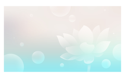 Hintergründe 14400x8100px in türkisem Farbschema mit blühendem Lotus