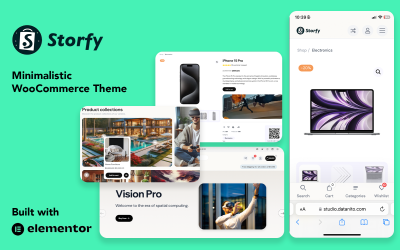 Storfy - Minimalistiskt WooCommerce-tema