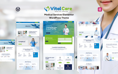 Vital Care – багатофункціональна тема WordPress для медичних послуг