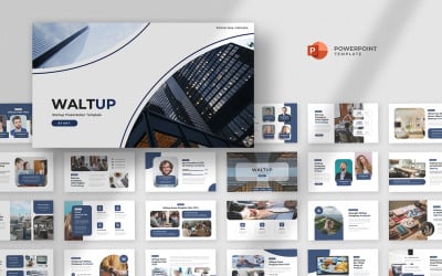 Waltup - Шаблон Powerpoint для презентации стартапа