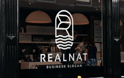 Real Nature Letter R Logo