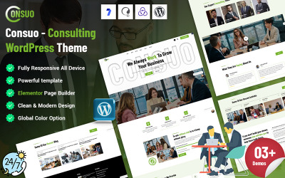 Consuo - Консультаційна тема WordPress