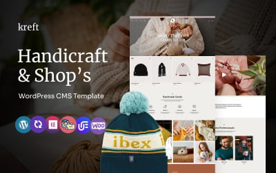 Kreft - handicraft And Woolen Shop Multipurpose WordPress Elementor Theme