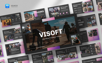 Visoft - Keynote-sjabloon voor video en film