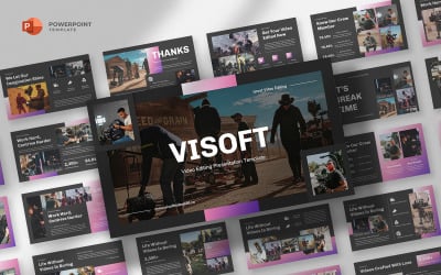 Visoft - Plantilla de PowerPoint para vídeos y películas