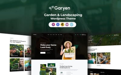 Garyan — тема WordPress для садоводства и ландшафта