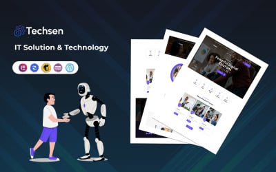 Techsen – тема WordPress для ІТ-рішень і технологій