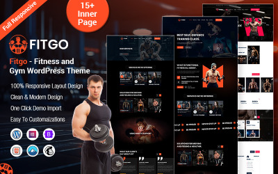 Fitgo- Fitness &amp;amp; Gym WordPress Theme