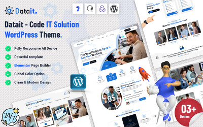 Datait — motyw WordPress dla rozwiązania Code IT