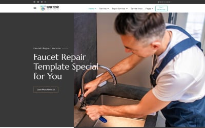 Jl SuperTecnic Household Appliances &amp;amp; Plumbing Handyman Services Joomla5 Free Template