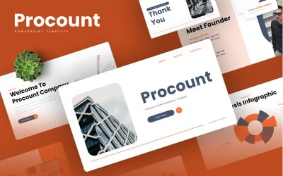 Procount - ppt企业简介模板