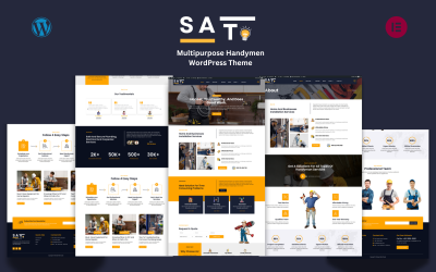 Sato — тема WordPress для услуг разнорабочих