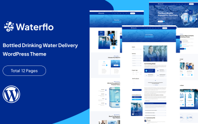 Waterflo – WordPress-Theme für die Lieferung von Trinkwasser in Flaschen