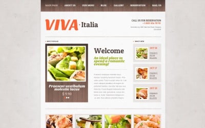 Responsive Pizza Drupal Template