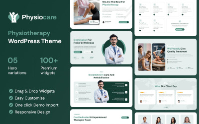 Physiocare — тема WordPress для физиотерапии