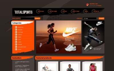 Total Sports VirtueMart Template