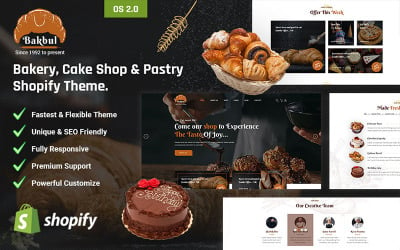 Bakbul - Bakery, Cake Shop &amp;amp; Pastry Shopify Theme