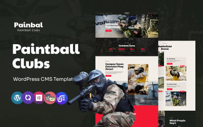 Painbal - Paintball Club Wielofunkcyjny WordPress Elementor Theme