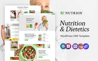 Nutrion - Nutrition Store och Dietetics WordPress Elementor Theme