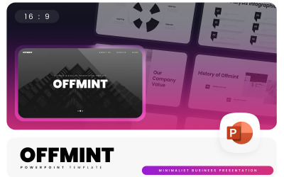 Offmint – Minimalist Business PowerPoint Template