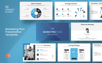 Apresentação do Plano de Marketing - Modelo