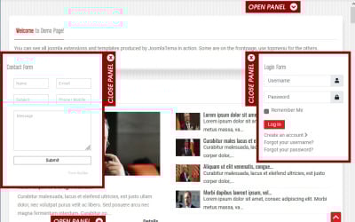 Sidepanel JT1 Joomla Module