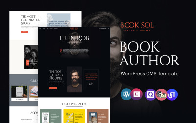 Book Sol - Könyvszerző WordPress Elementor téma