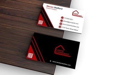 Business Card Template - E-card Template with Customizable Designs - 527