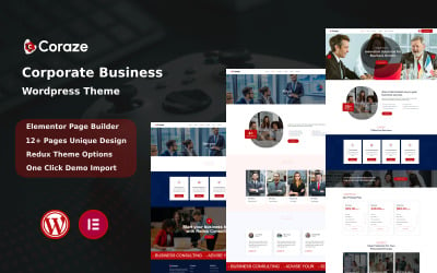 Coraze - Business Corporate WordPress-tema